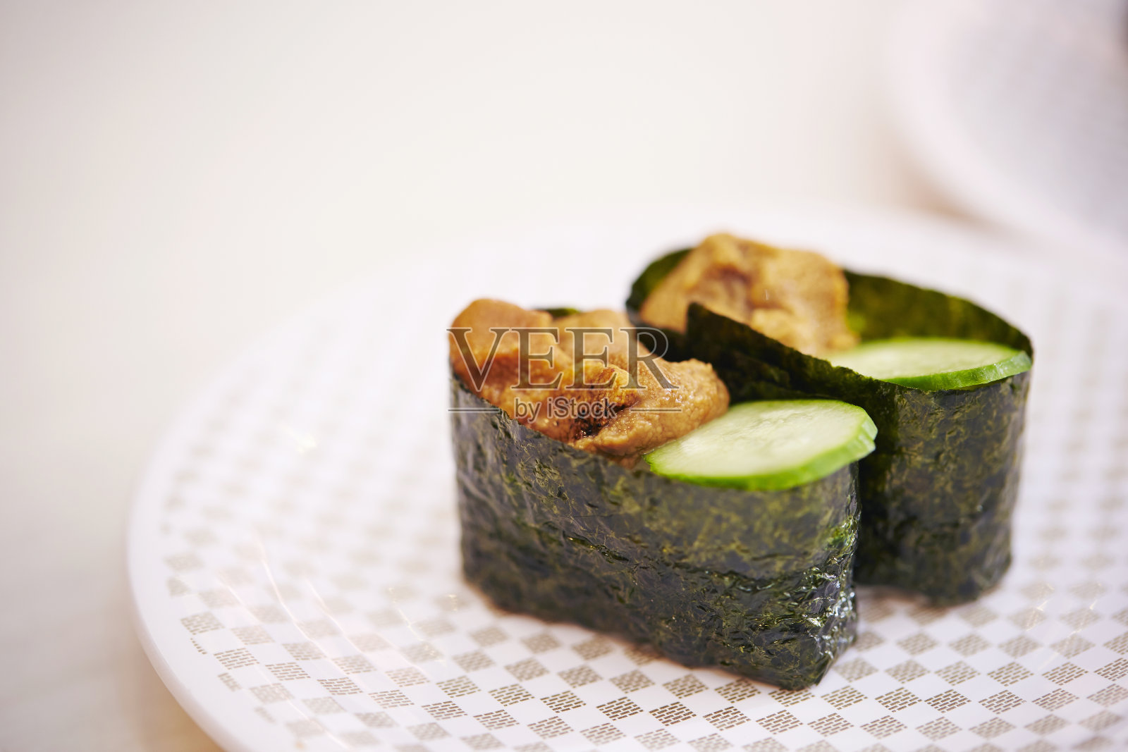 海胆寿司照片摄影图片