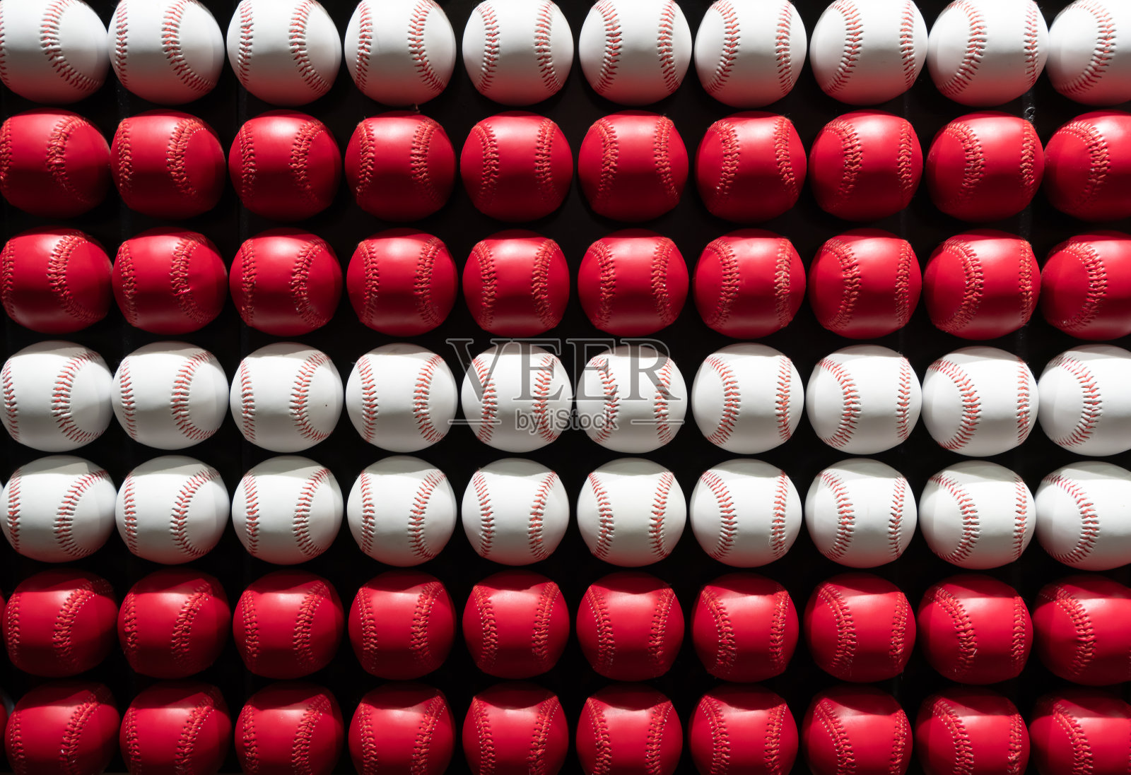 由棒球制成的美国国旗照片摄影图片