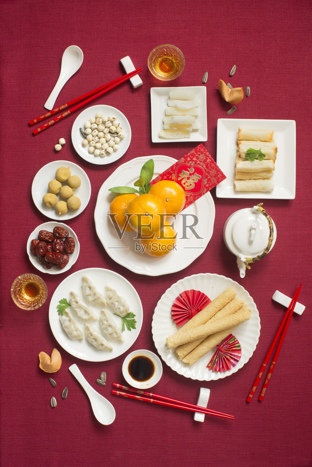 中国饮食静物。照片摄影图片