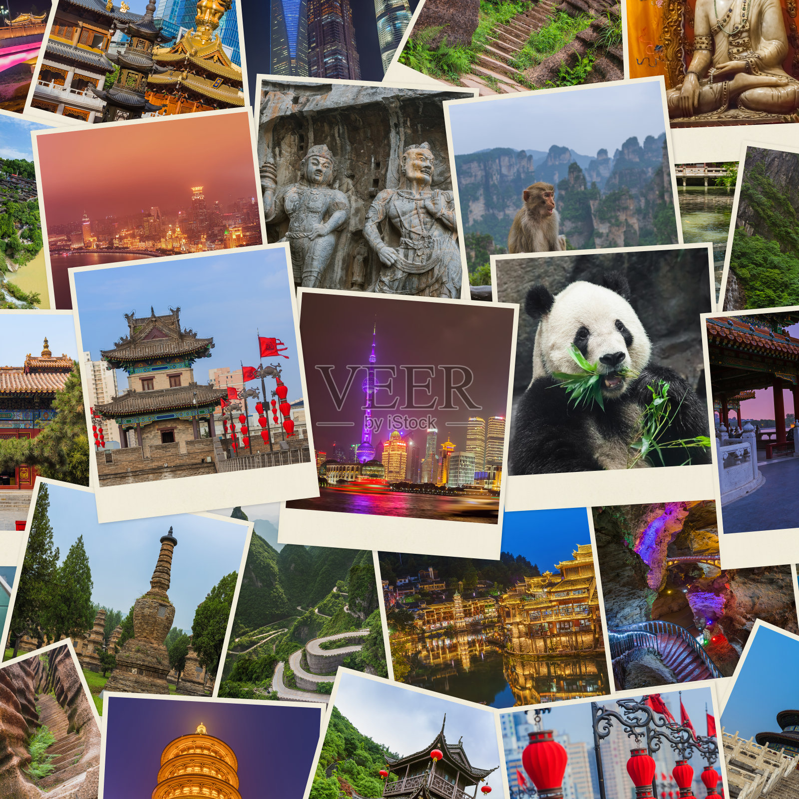中国图片拼贴(我的照片)-旅行背景照片摄影图片