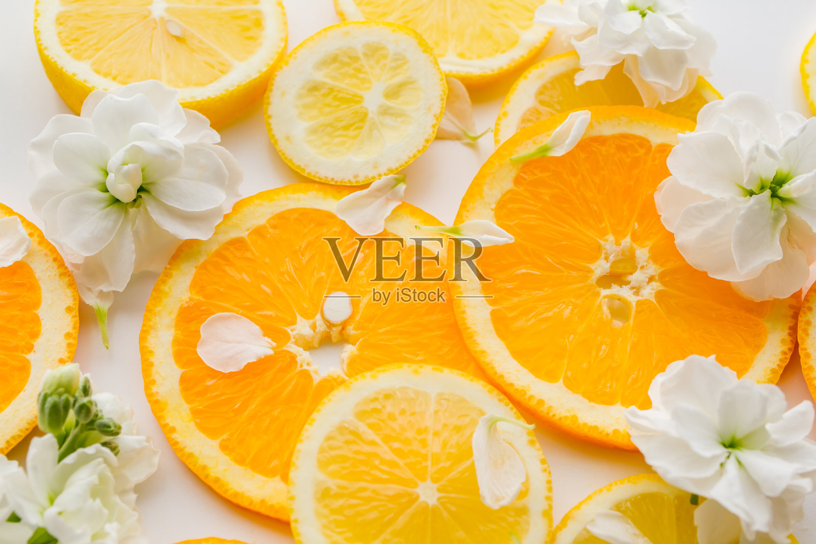 柠檬和橙色的背景材料照片摄影图片