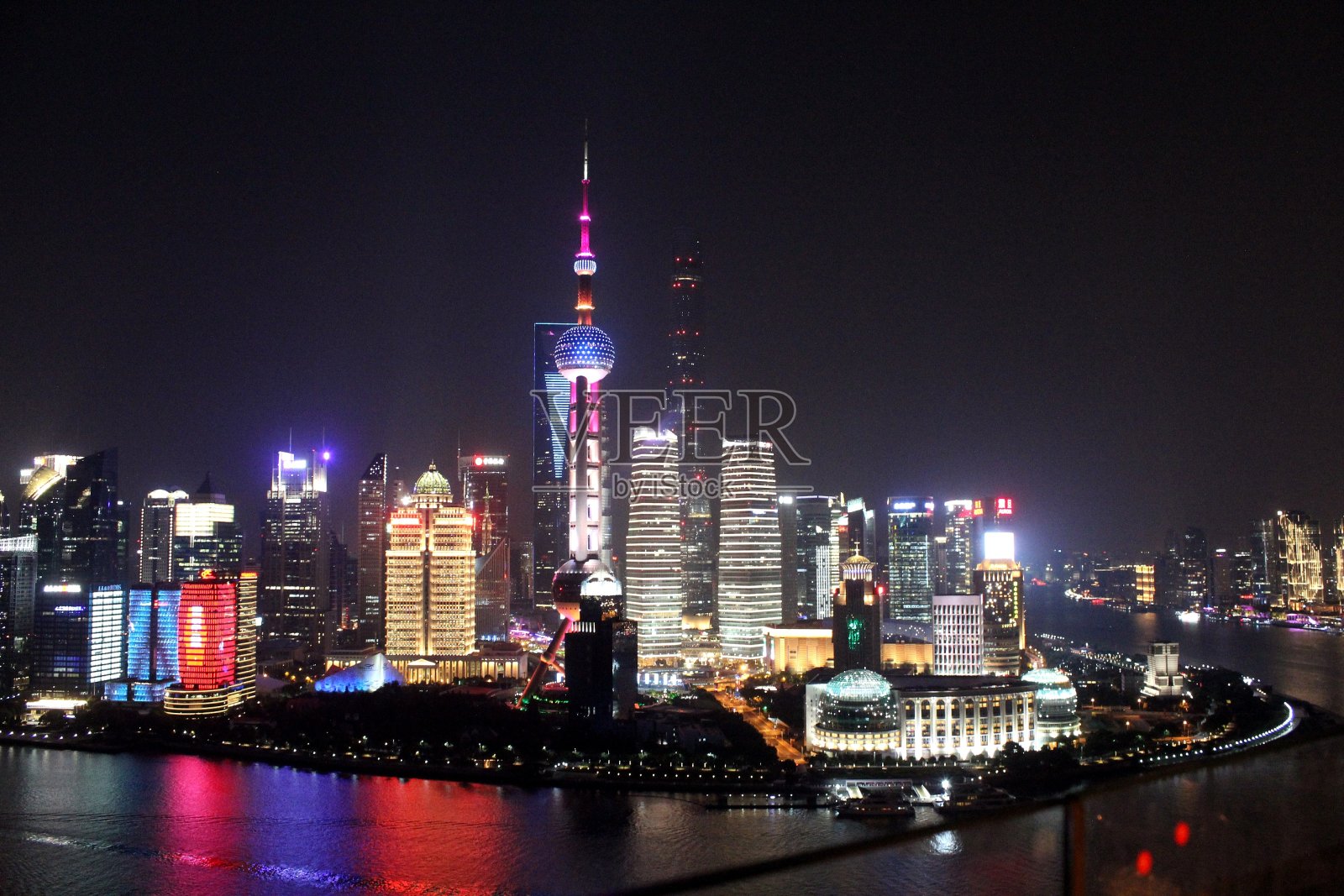 上海晚上的观点照片摄影图片