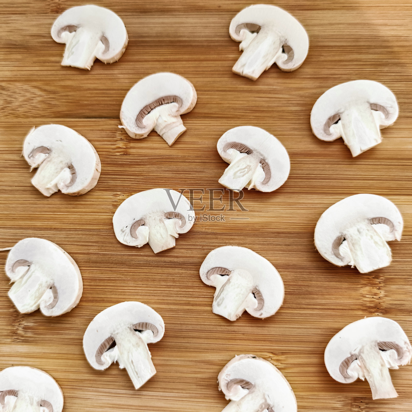 香菇菇片食品植物木质背景微距照片照片摄影图片