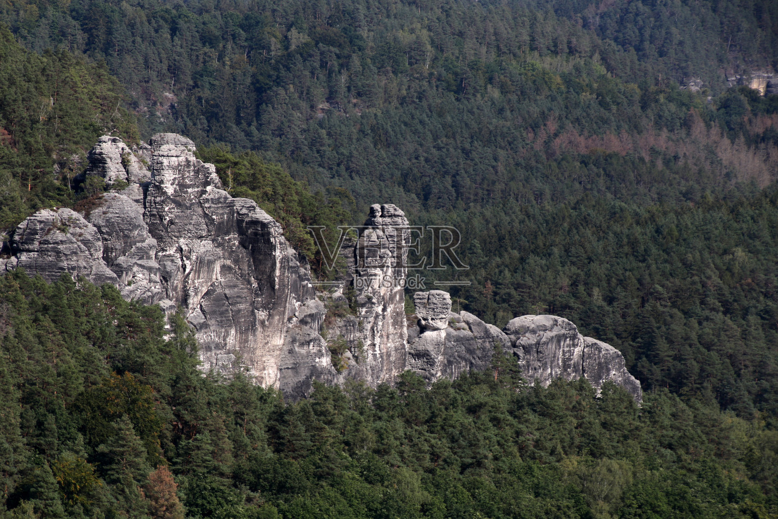 易北砂岩山脉，瑞士撒克逊，德国照片摄影图片