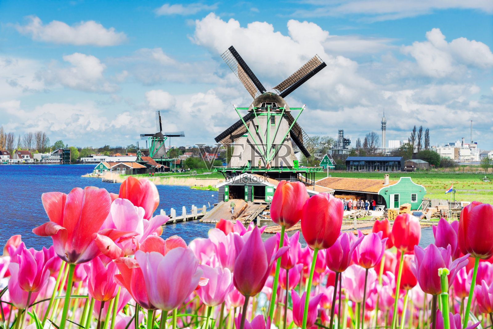 荷兰风车照片摄影图片