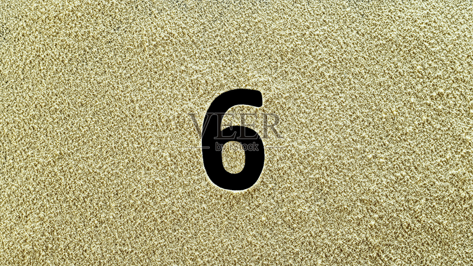 " 6号"的特写出现在金粉中照片摄影图片
