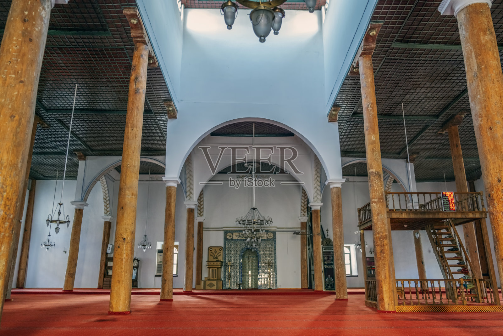埃利迪尔的希迪尔贝伊清真寺照片摄影图片