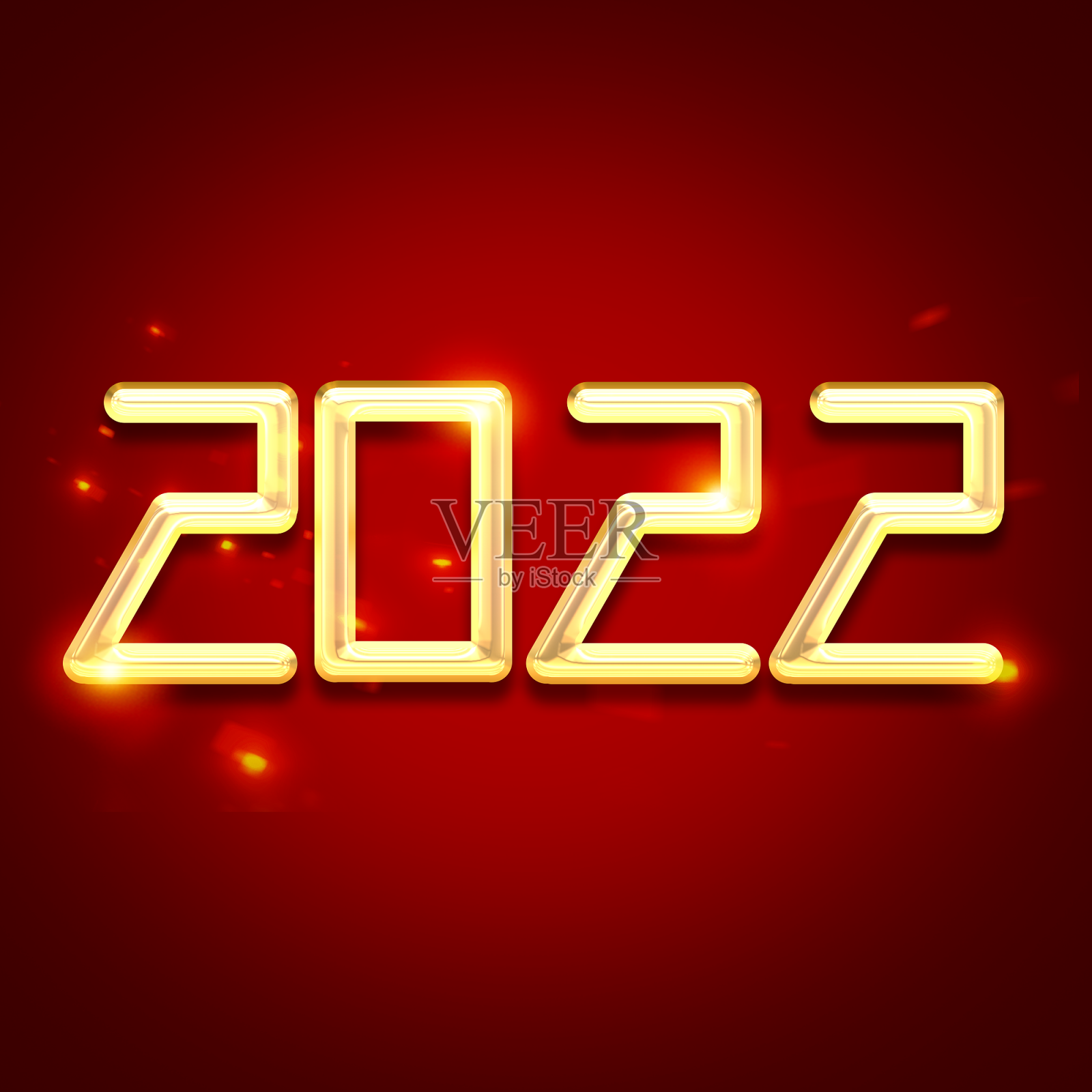 元旦2022创意字体设计设计元素图片