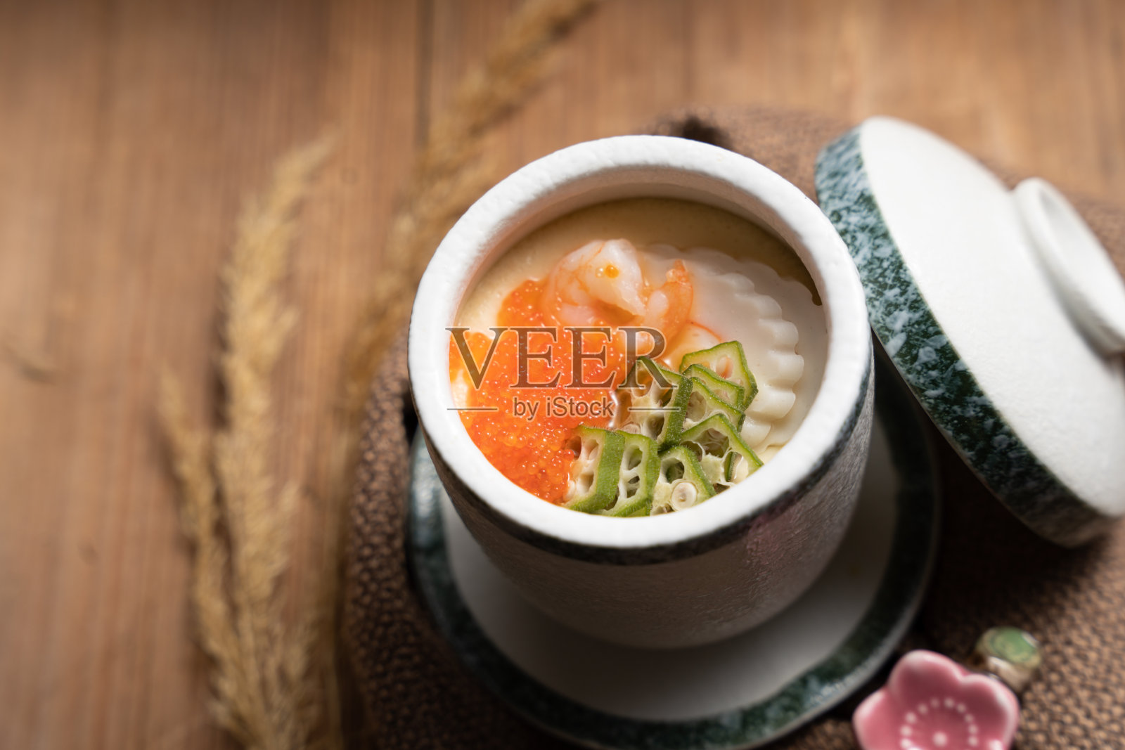 日式茶碗蒸照片摄影图片