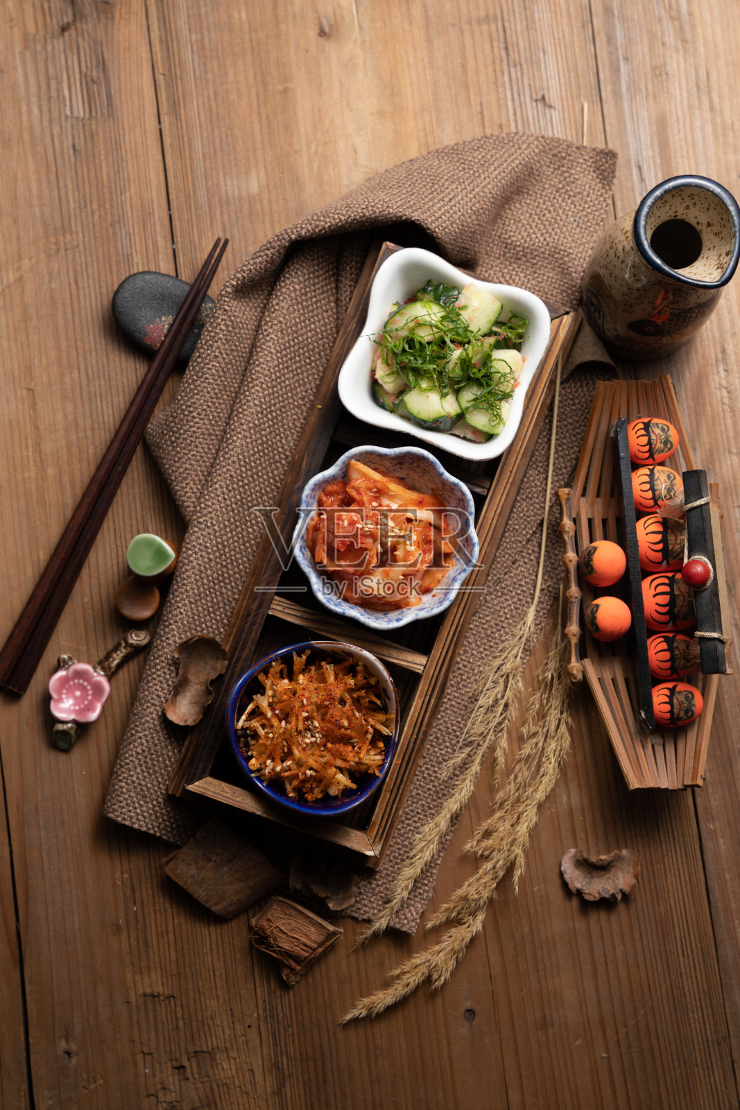 日本料理小菜照片摄影图片