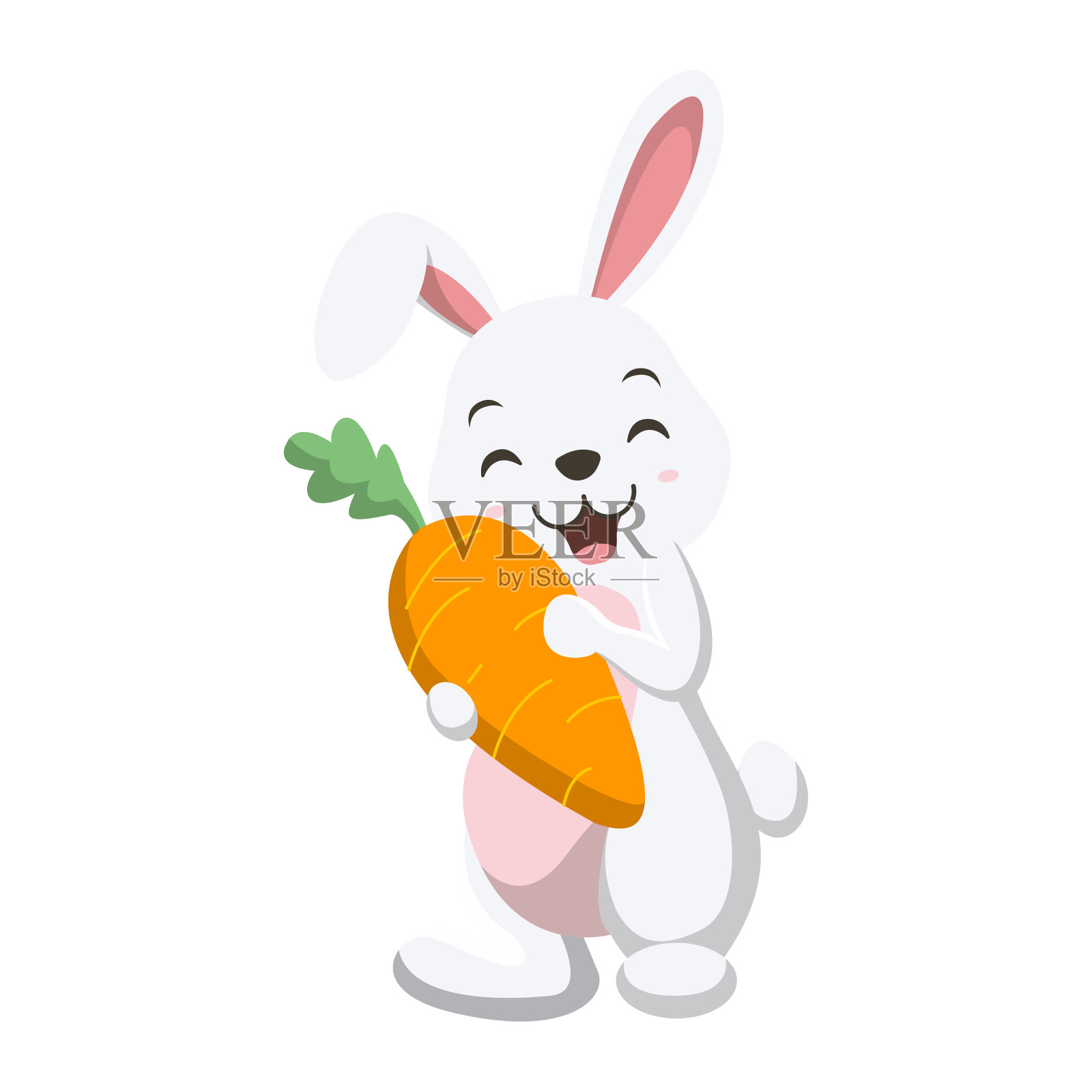 小白兔胡萝卜图片素材-编号07947382-图行天下