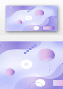 紫色几何商务背景背景图片