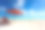 橙色海滩伞素材图片