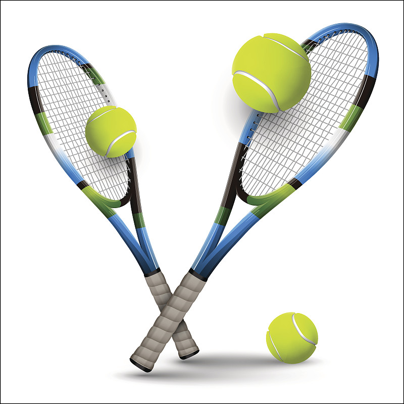 矢量网球符号为设计元素，网球、网球r图片下载